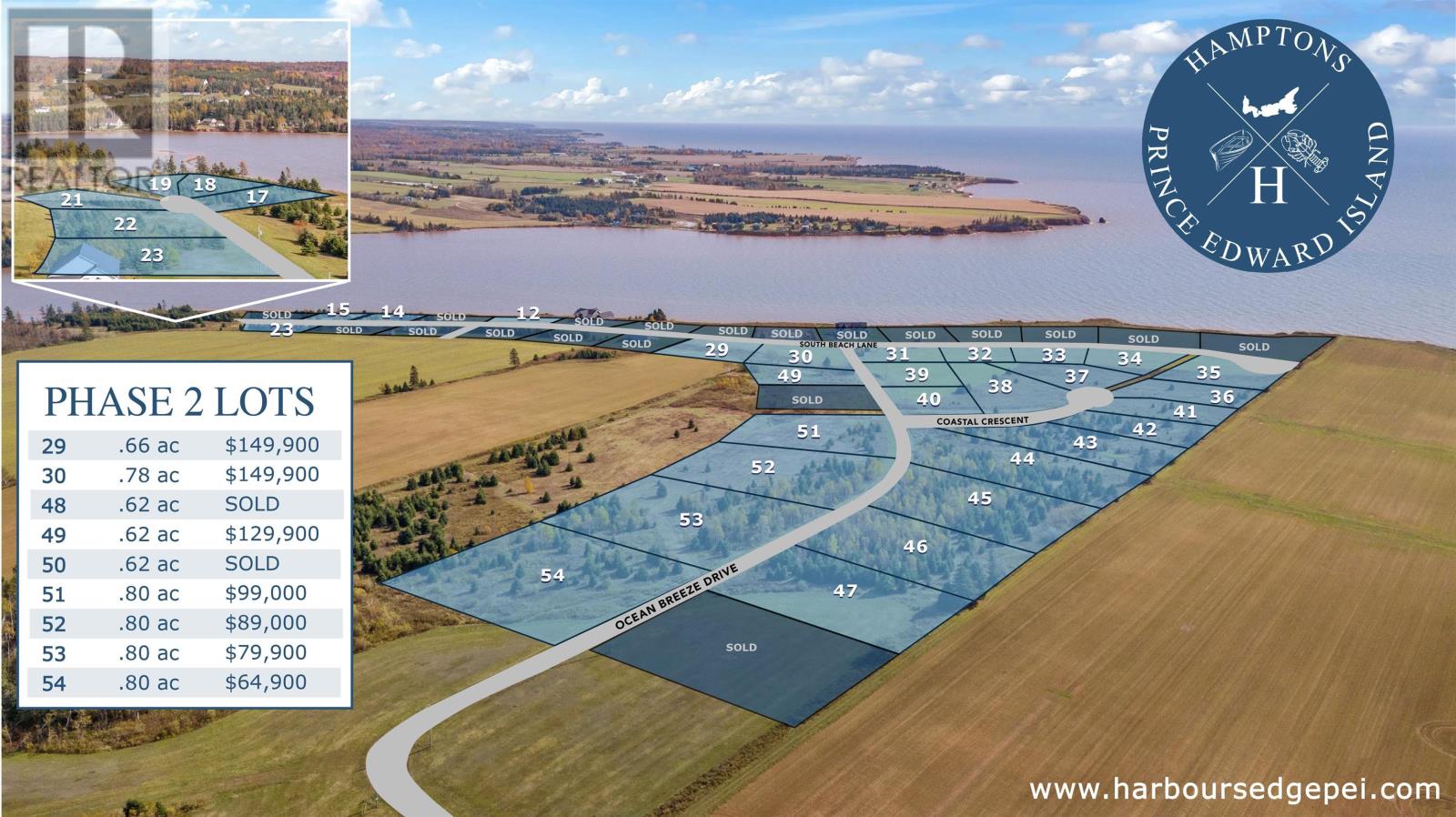 Lot 29 South Beach Lane, Hampton, Prince Edward Island  C0A 1C0 - Photo 1 - 202518437