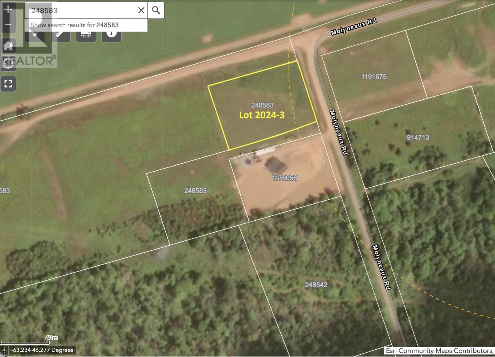 LOT 2024-3 MOLYNEAUX Road, Warren Grove, Prince Edward Island