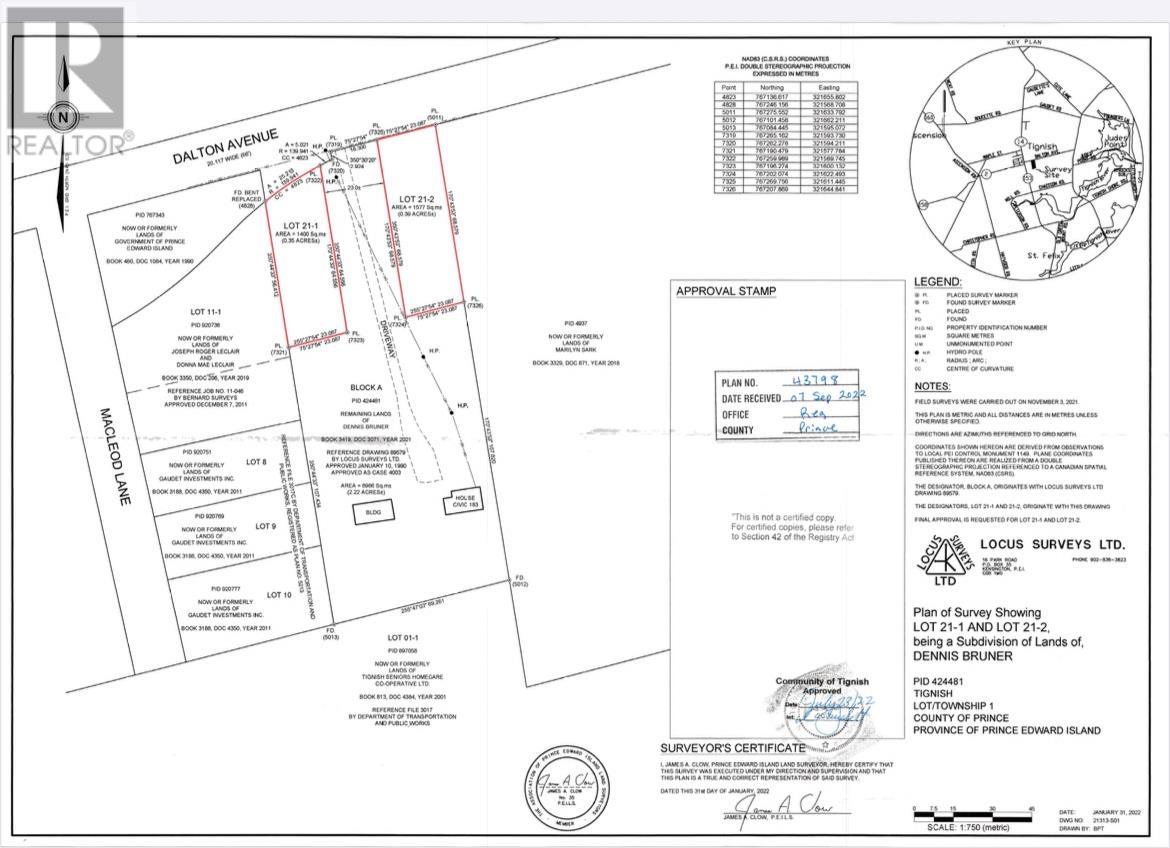 Lot 21-1 Dalton Avenue, Tignish, Prince Edward Island  C0B 2B0 - Photo 3 - 202613809